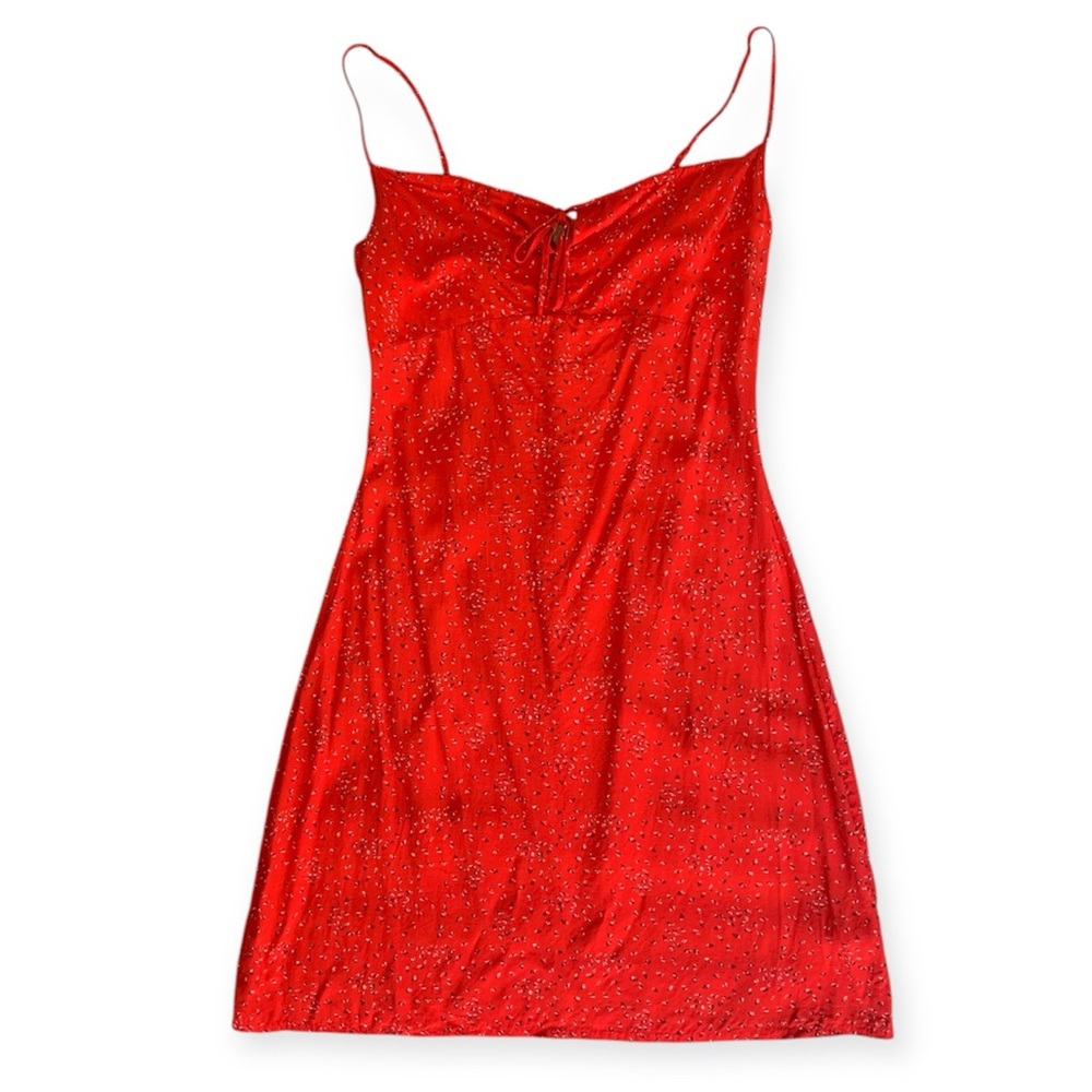 Zilch dress, red, women’s size L, adjustable straps